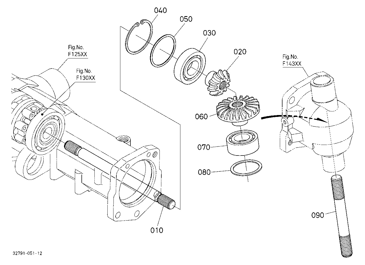 Differential Gear Shaft Lh