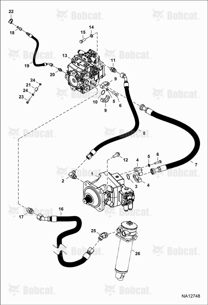 Hydrostatic Circuitry (Pump & Motor)