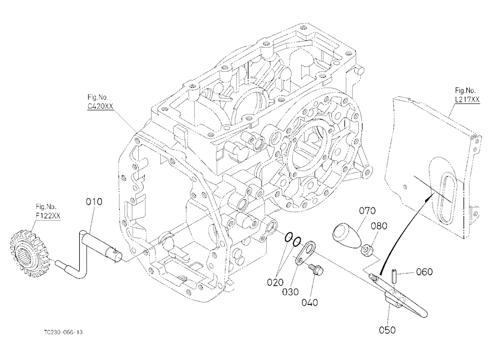 Front Wheel Drive Lever