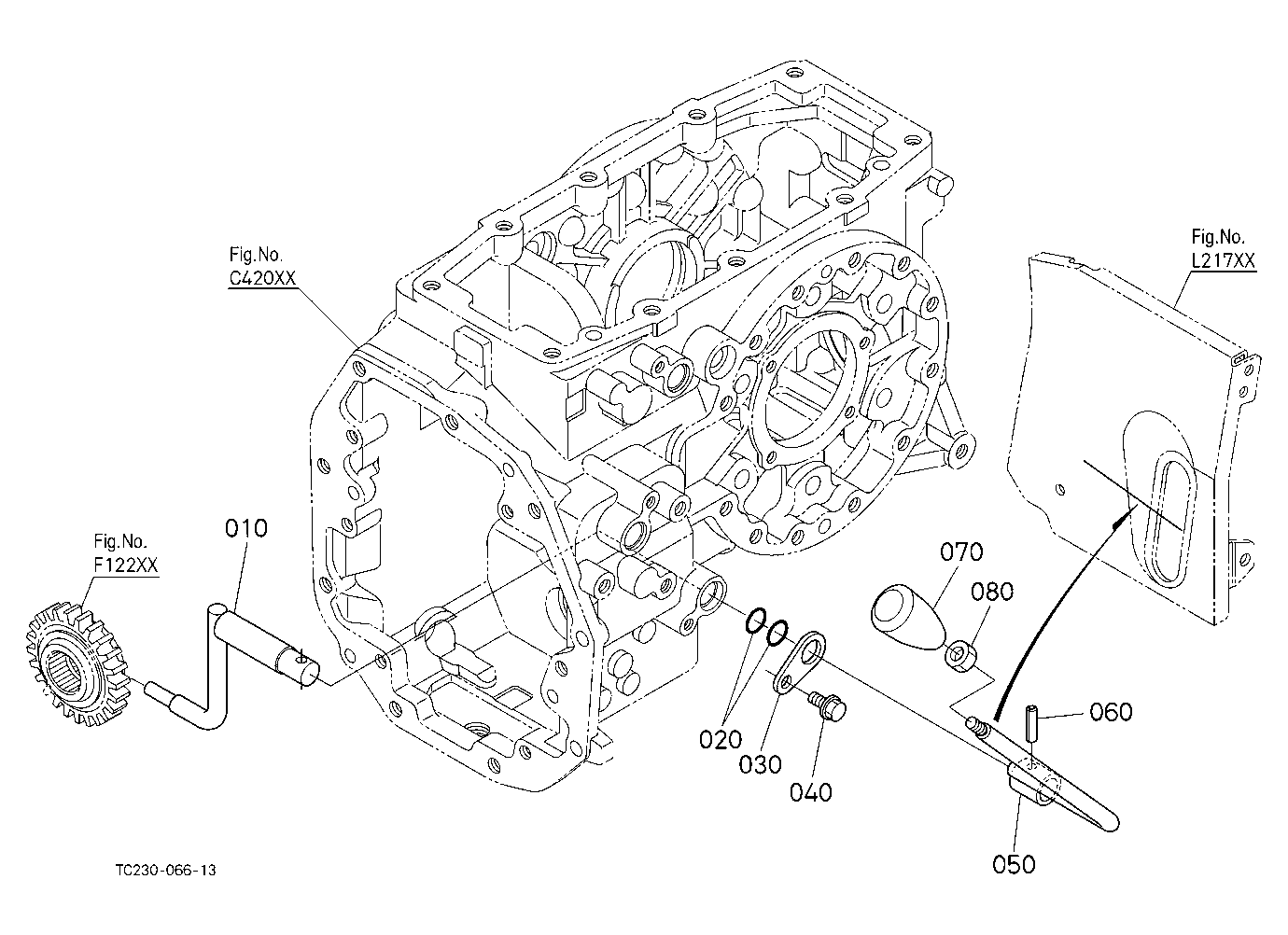 Front Wheel Drive Lever