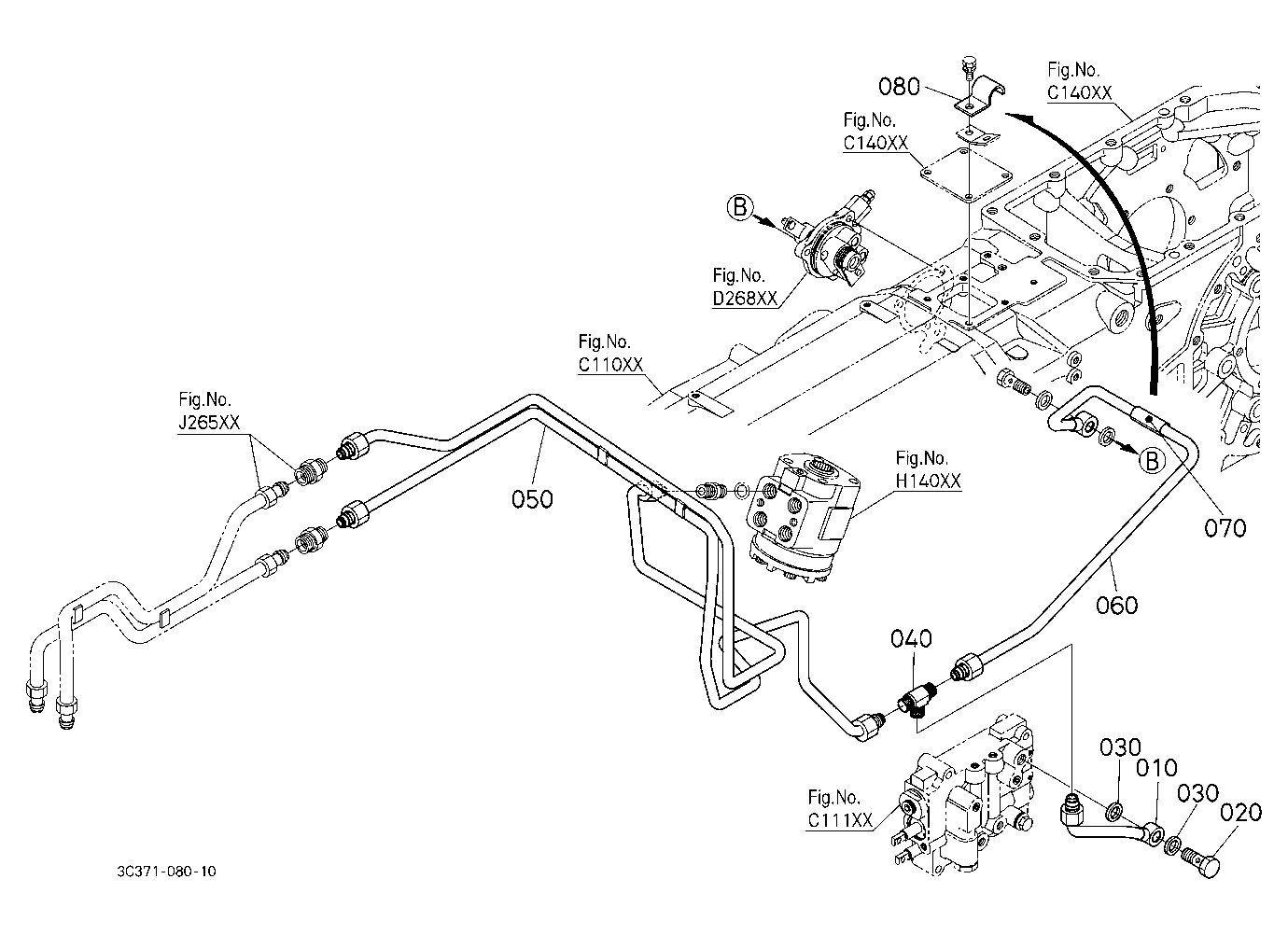Hydraulic Oil Line (Shutlle/Pto)