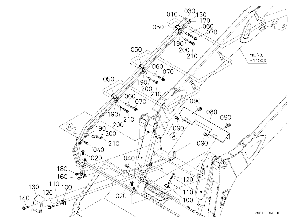 Oil Piping (Arm Rh) (Hydraulic)