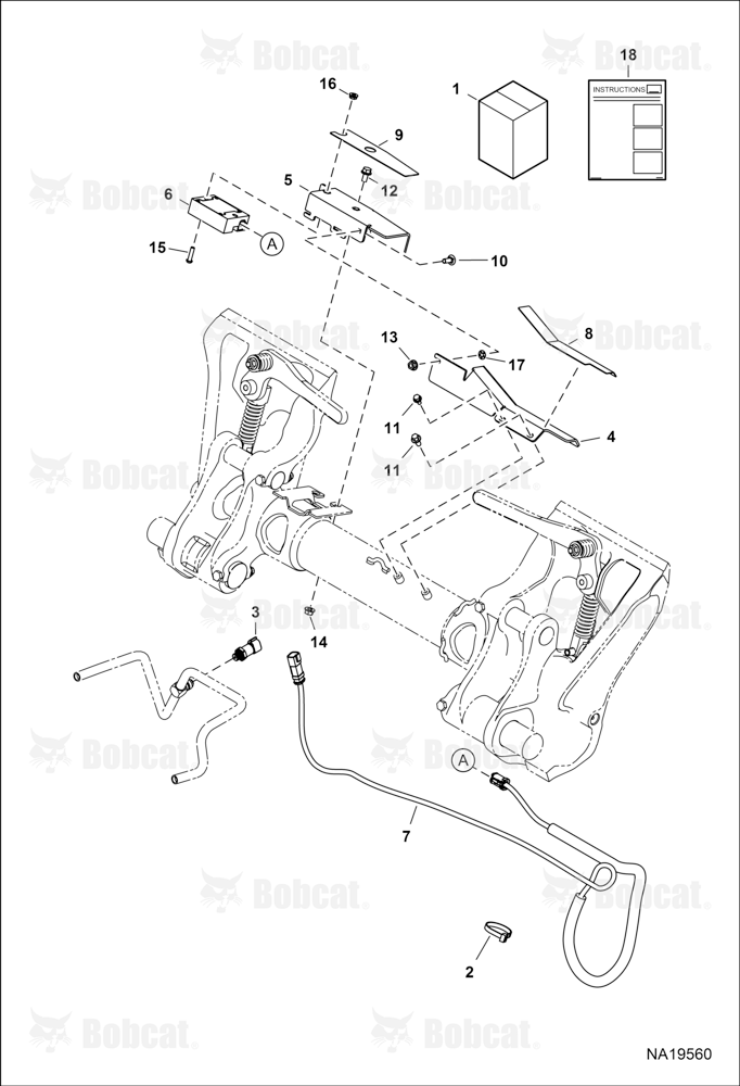 Bucket Position Kit (Top Mounted Sensor)  B56R11001 - B56R11430