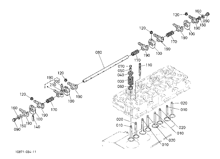 Valve And Rocker Arm