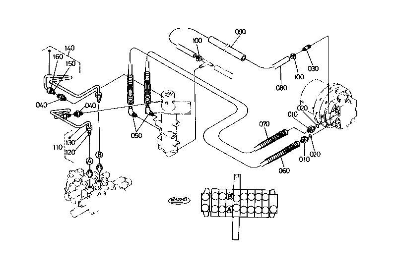 Oil Piping (Travel Rh)