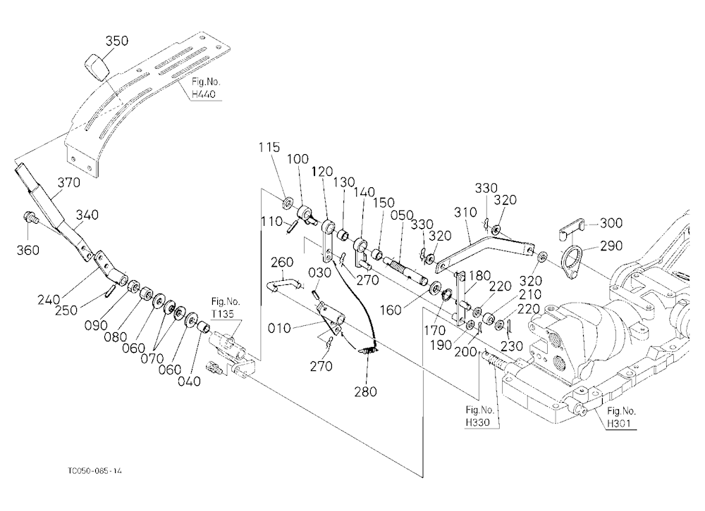 Position Control Lever (With Draft) (W/G No.L8311A