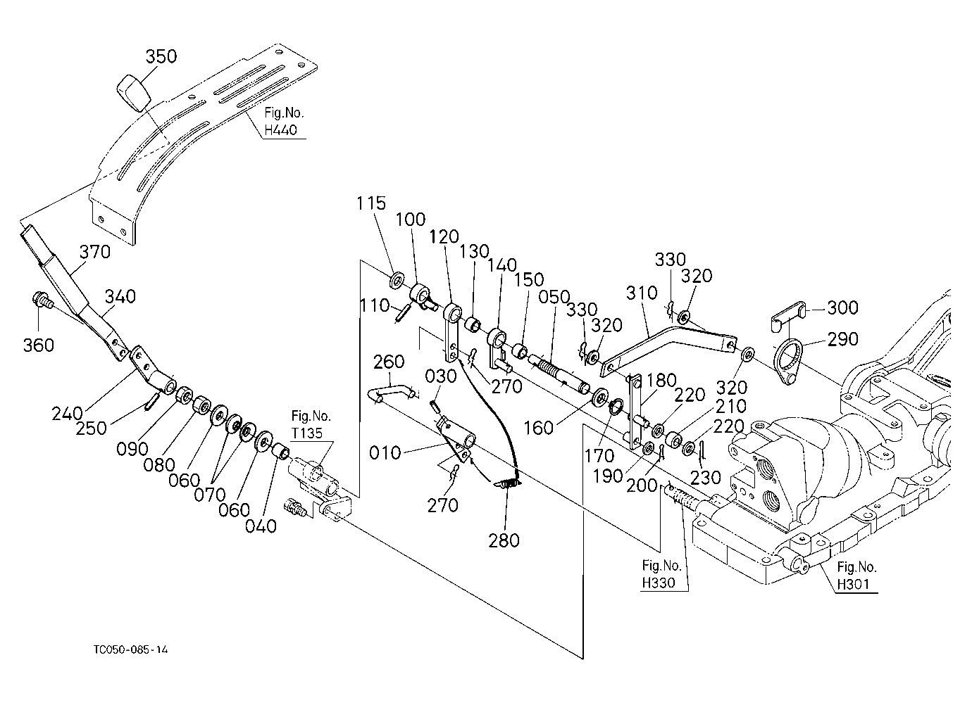 Position Control Lever (With Draft) (W/G No.L8311A
