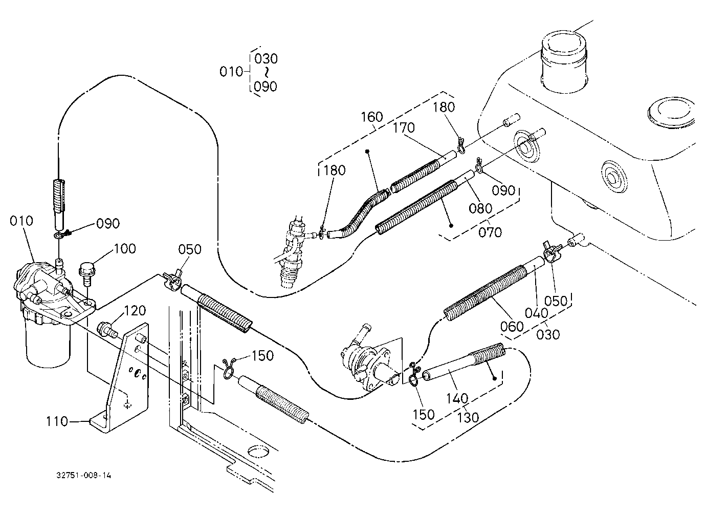 Fuel Filter And Fuel Pipe