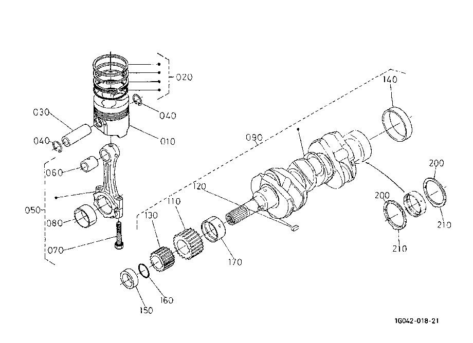 Piston And Crankshaft
