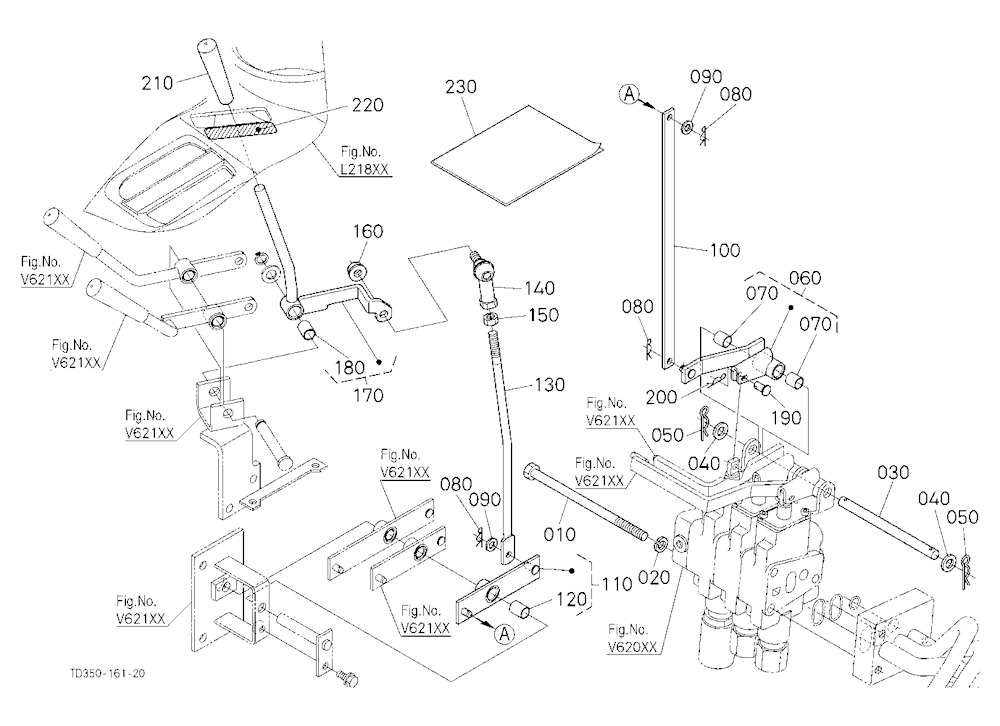 Auxiliary Control Valve Lever (3Rd) [Option]