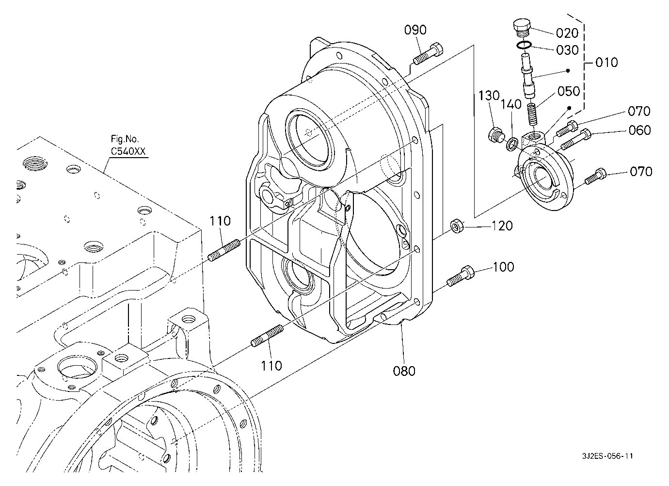 Pto Shaft Housing