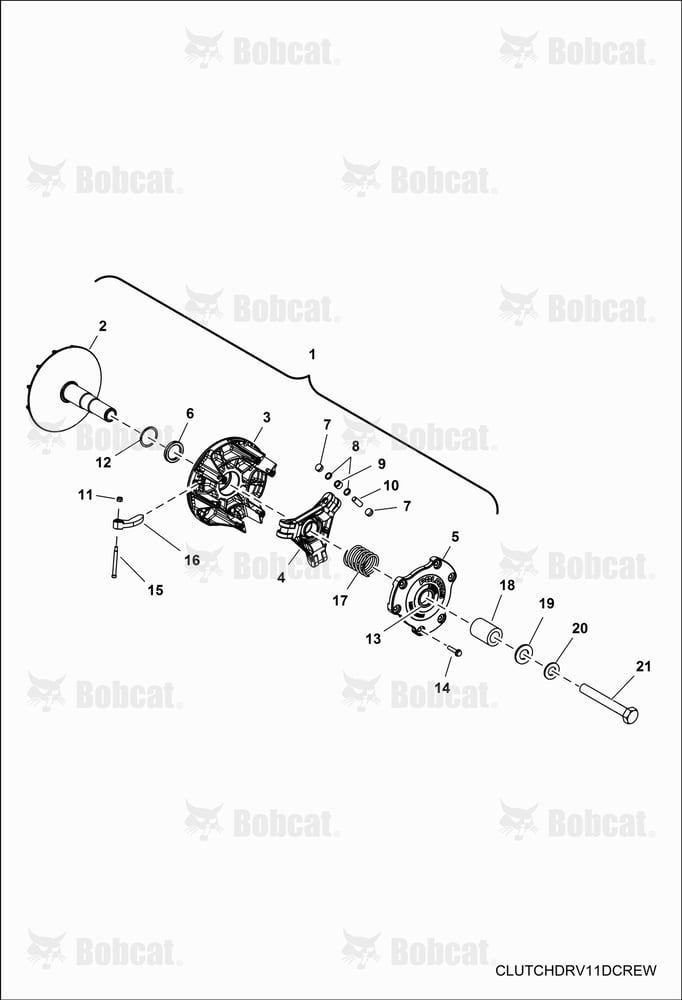 Drive TRAIN, Primary Clutch AJNW11001 - AJNW19999