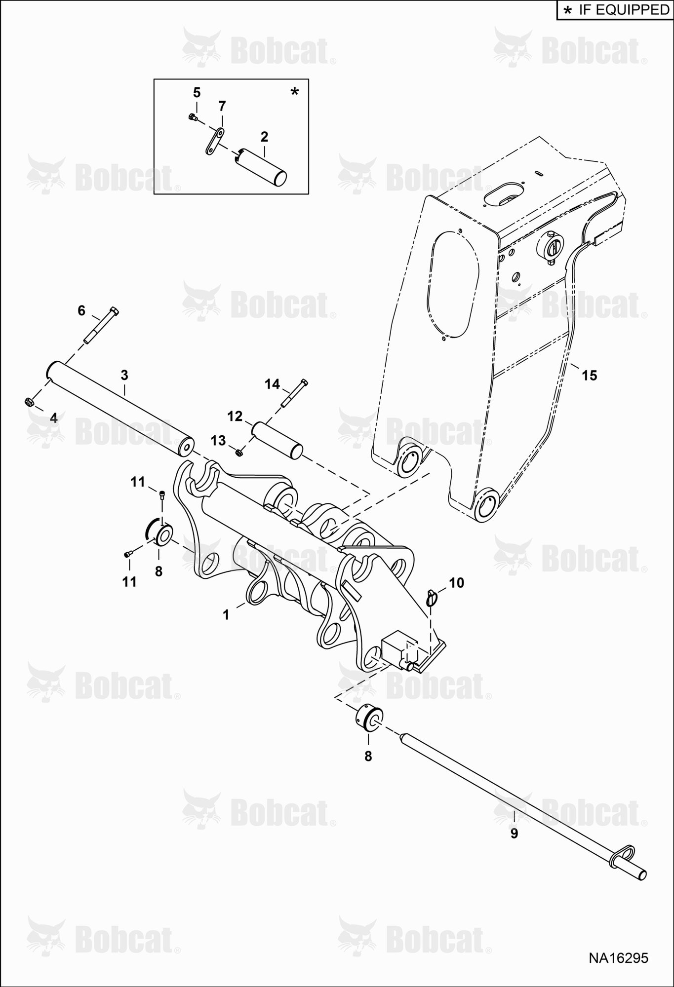 Inner Boom & Attachment Carrier (Updated Manitach) (Offset From Boom Head)