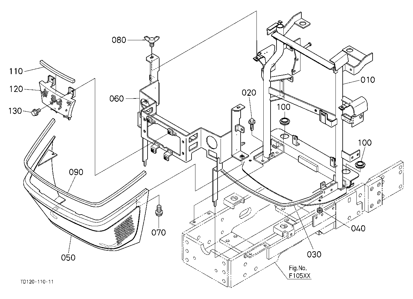 Hood (Bonnet) Front Support