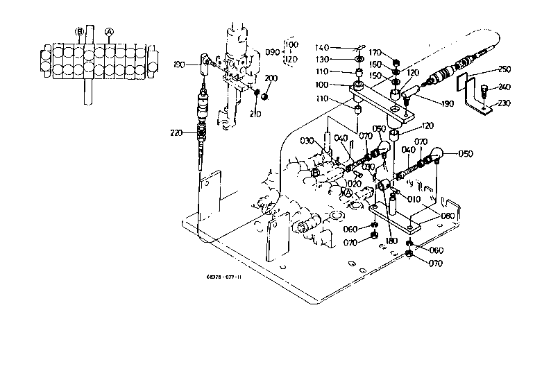 Control Lever (Lever Lh-3)
