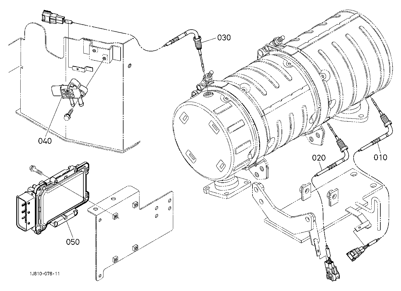 Engine Electrical Parts (Muffler/Ecu)