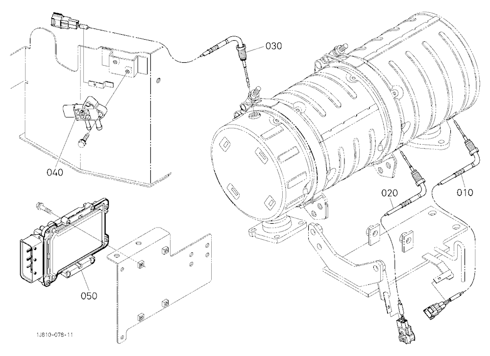 Engine Electrical Parts (Muffler/Ecu)