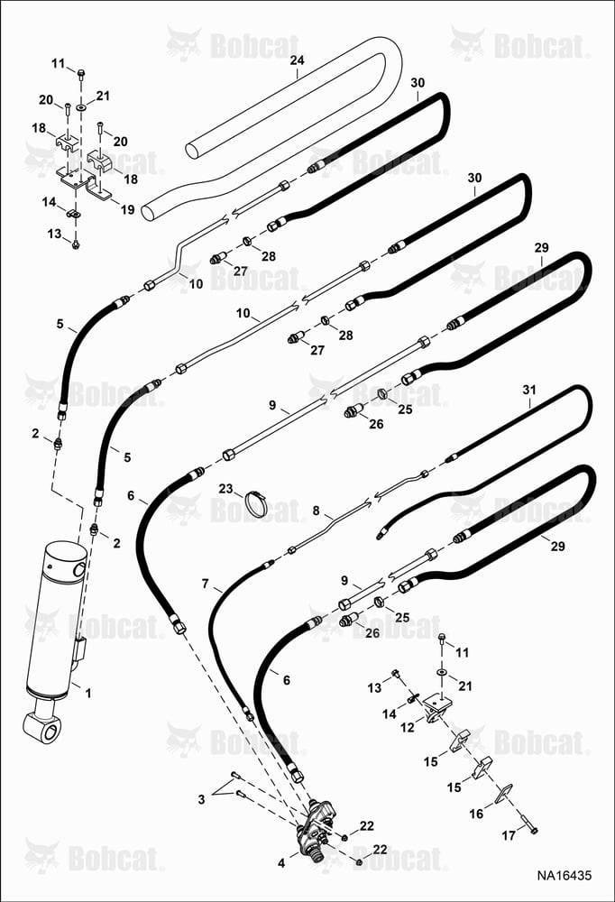 Hydraulic Circuitry (Inner Boom)