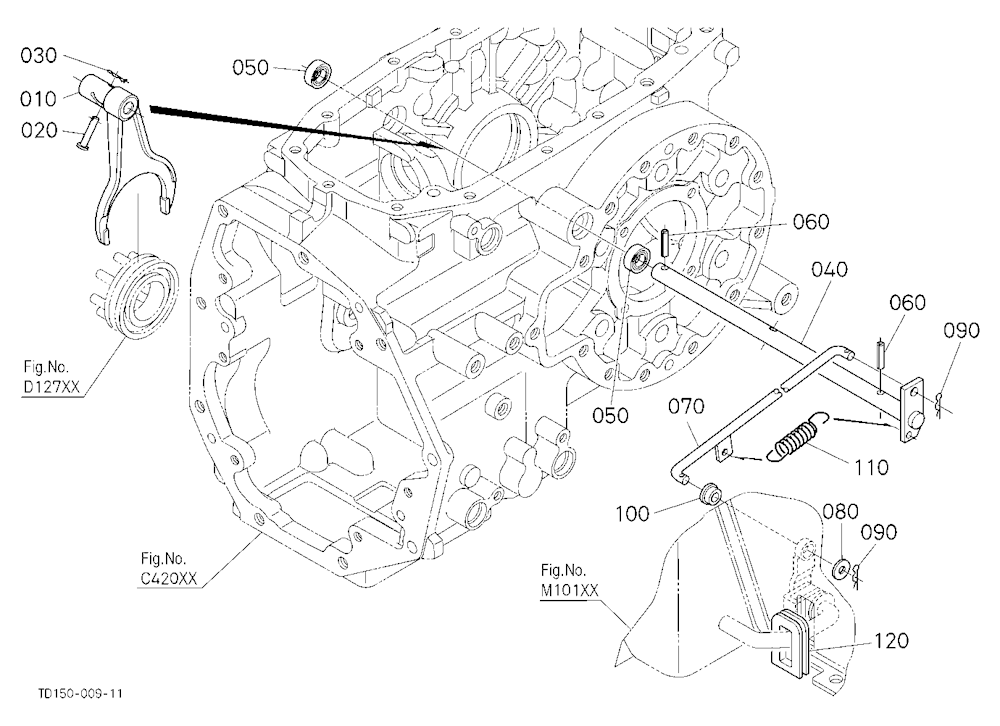 Differential Lock Shift Fork