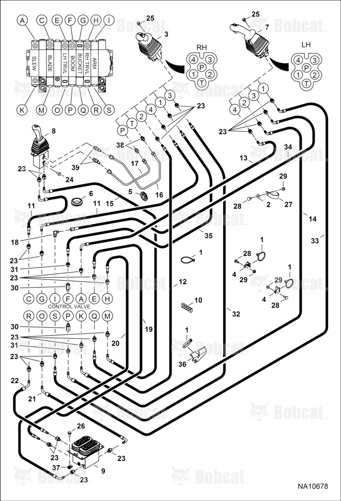 Hydraulic Circuitry (Pilot W/O JPS)