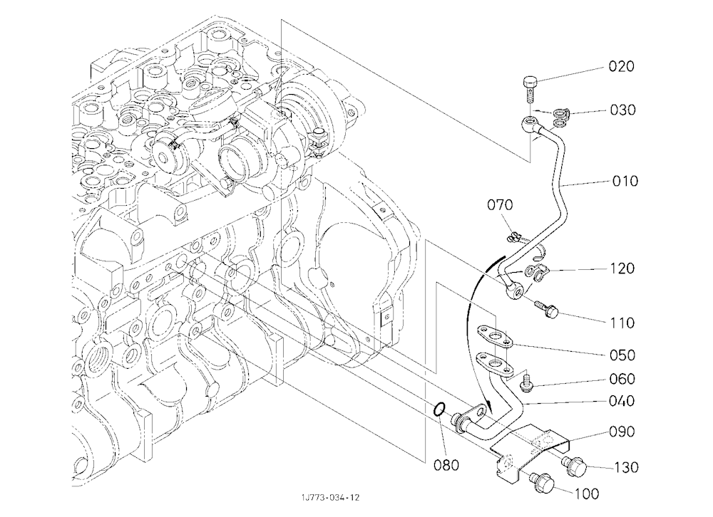 Oil Pipe (Turbo Charger)