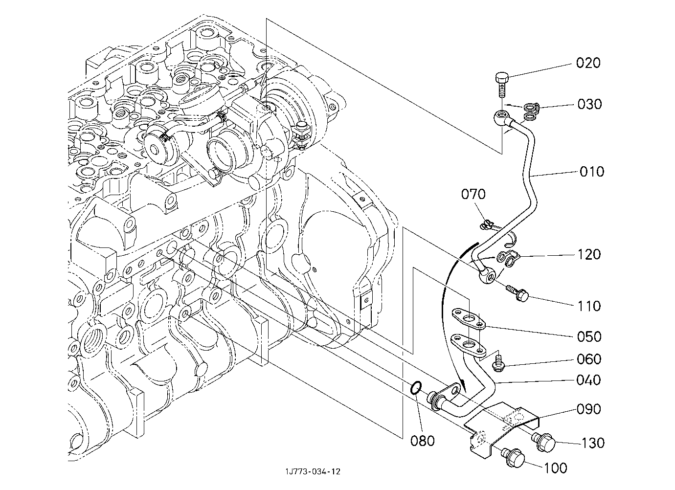 Oil Pipe (Turbo Charger)