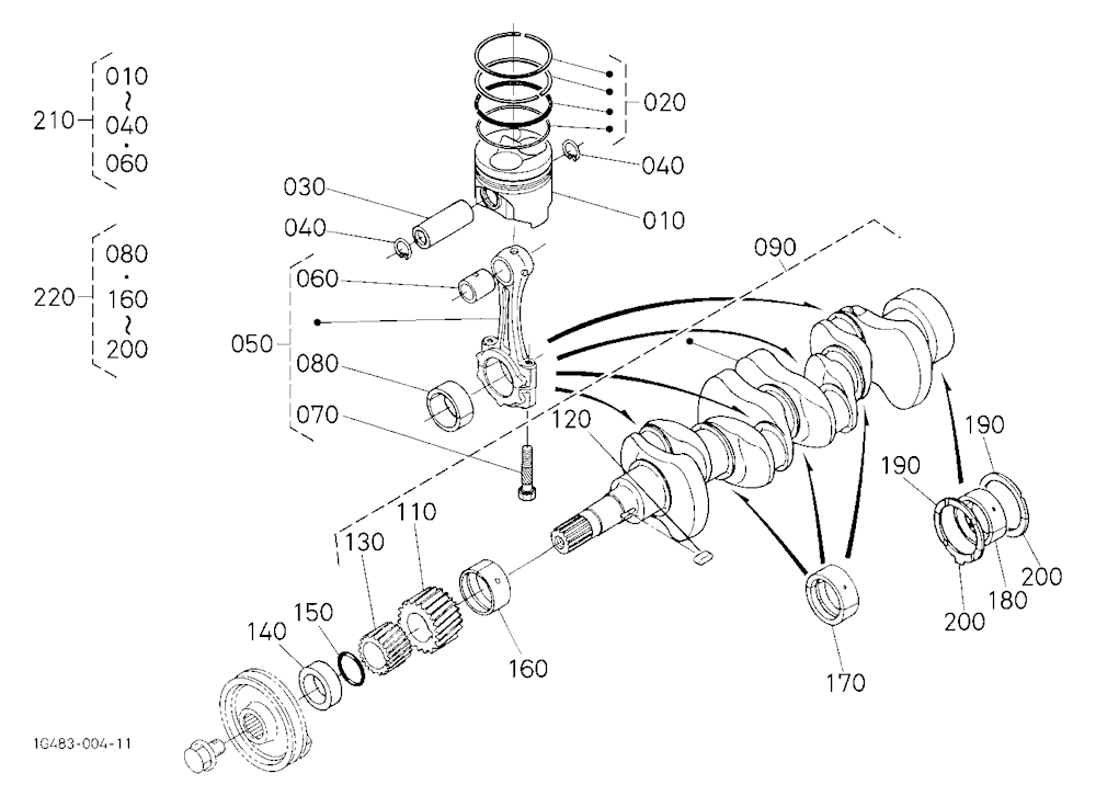 Piston And Crankshaft