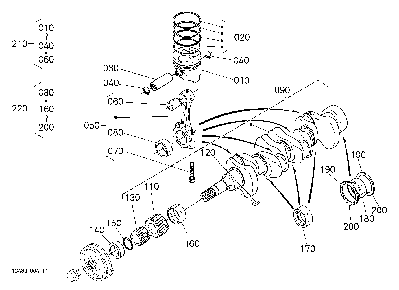 Piston And Crankshaft