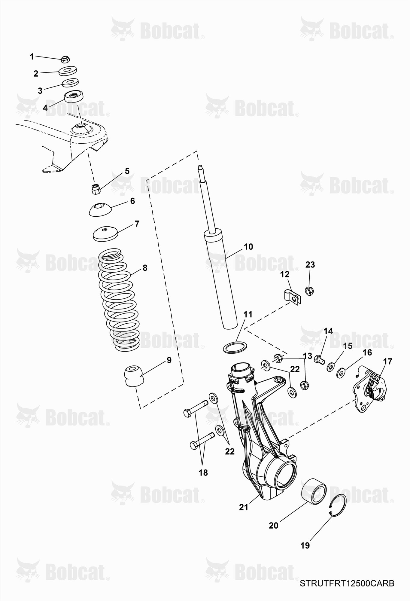 SUSPENSION, Front Strut