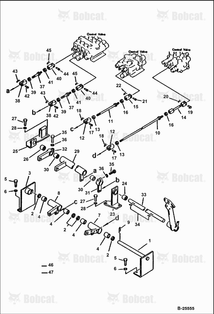 Work Equipment Control Linkage