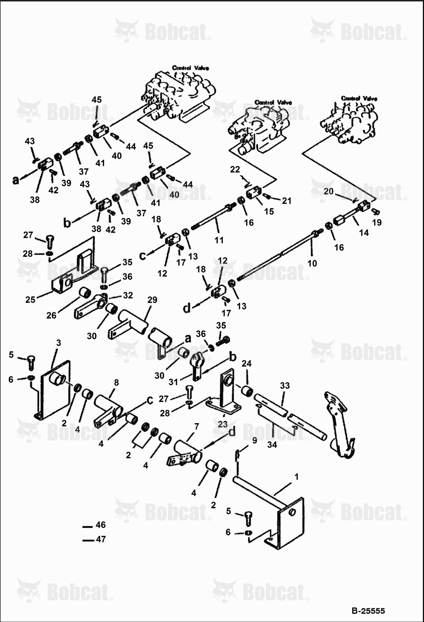 Work Equipment Control Linkage