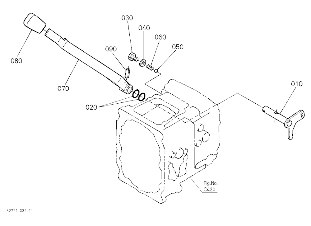 Front Wheel Drive Lever