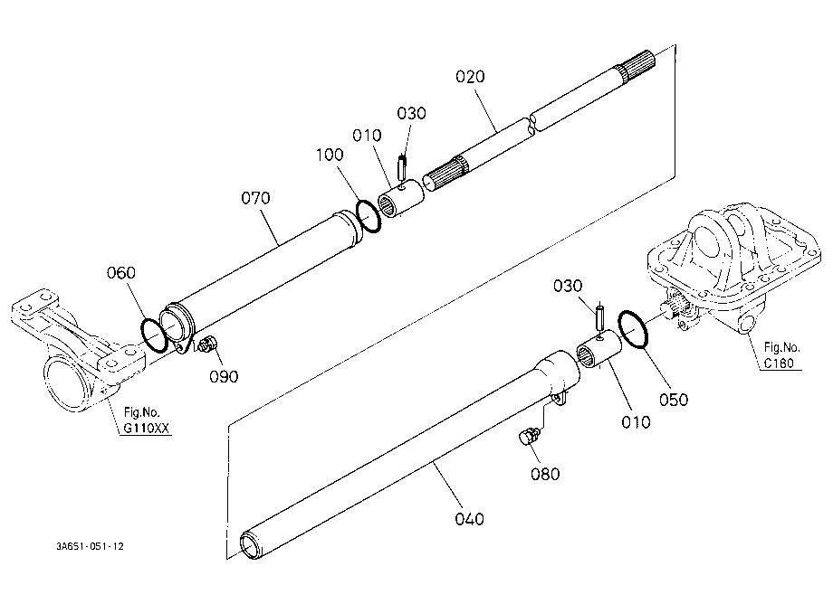 Front Propeller Shaft [Cab Type]