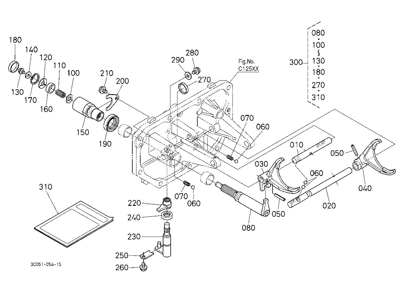 Main Gear Shift Fork