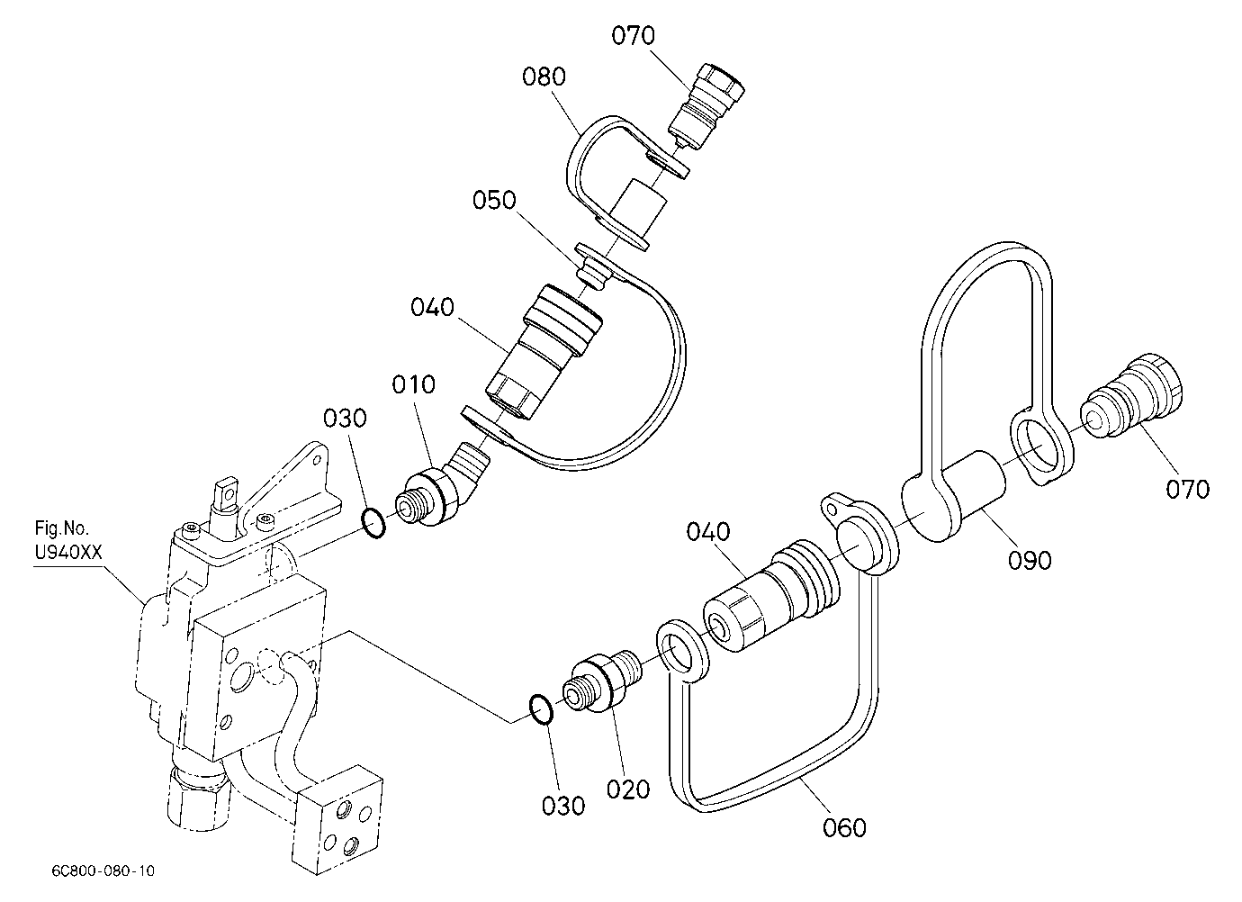 Auxiliary Control Valve Coupler (1St)(W/G No.B1654