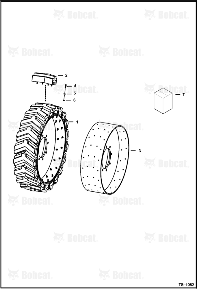Tires & Rims (Solid Tire) (Segmented)
