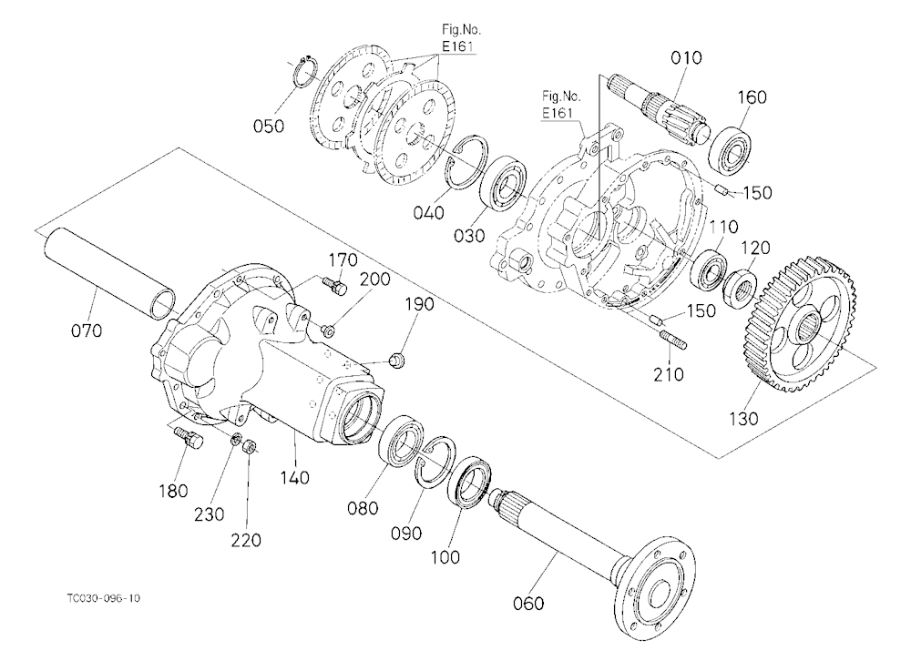Rear Axle Lh