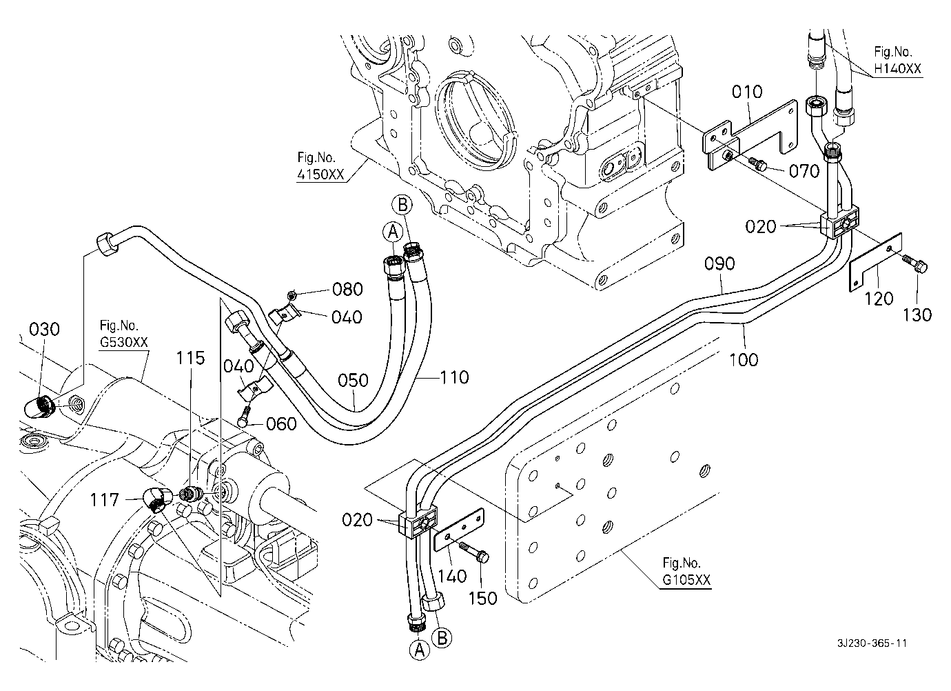 Steering Hose (Delivery) [Front Axle:Heavy Duty Ty