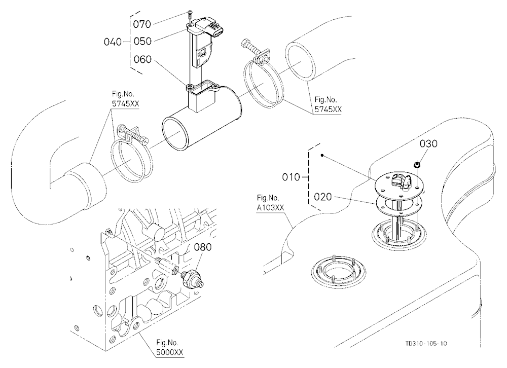 Switch/Sensor (Fuel/Inlet Pipe)