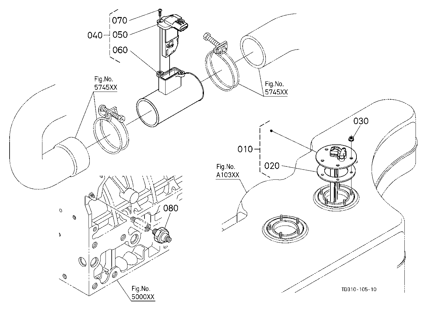 Switch/Sensor (Fuel/Inlet Pipe)
