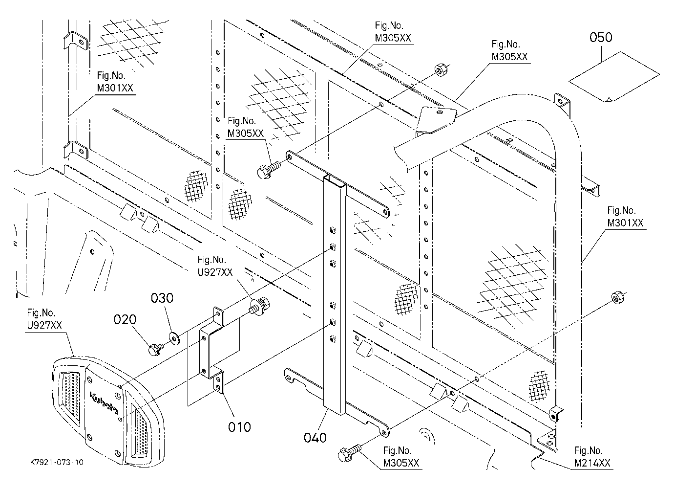 Headrest Stay Kit (W/G. No. V5230A) [Option]