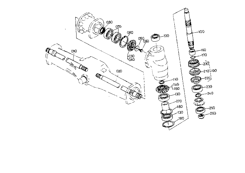 Differential Gear Shaft [Old Type] [Mudder]