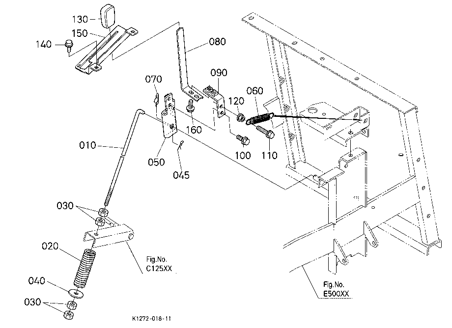Pto Clutch Control Lever