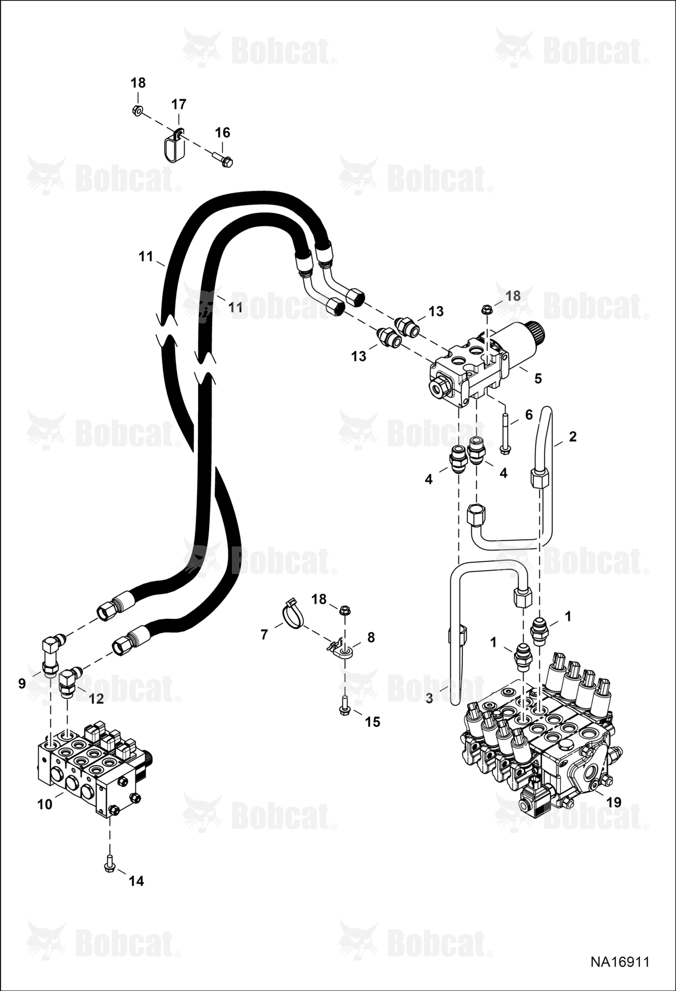 Hydraulic Circuitry (Control Valve) (Secondary)