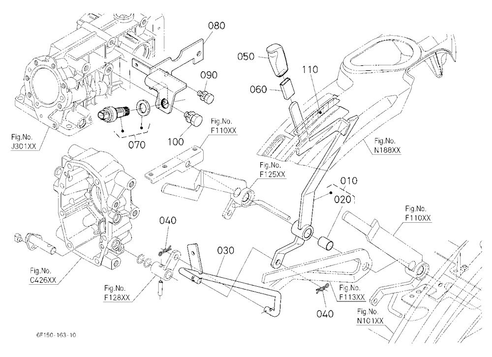 Mid Pto (Lever/Switch) (W/G No.B1017) [Option] [Ca