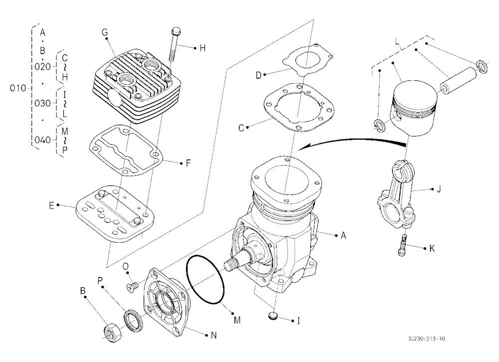 Air Compressor [Component Parts] [With Air Compres