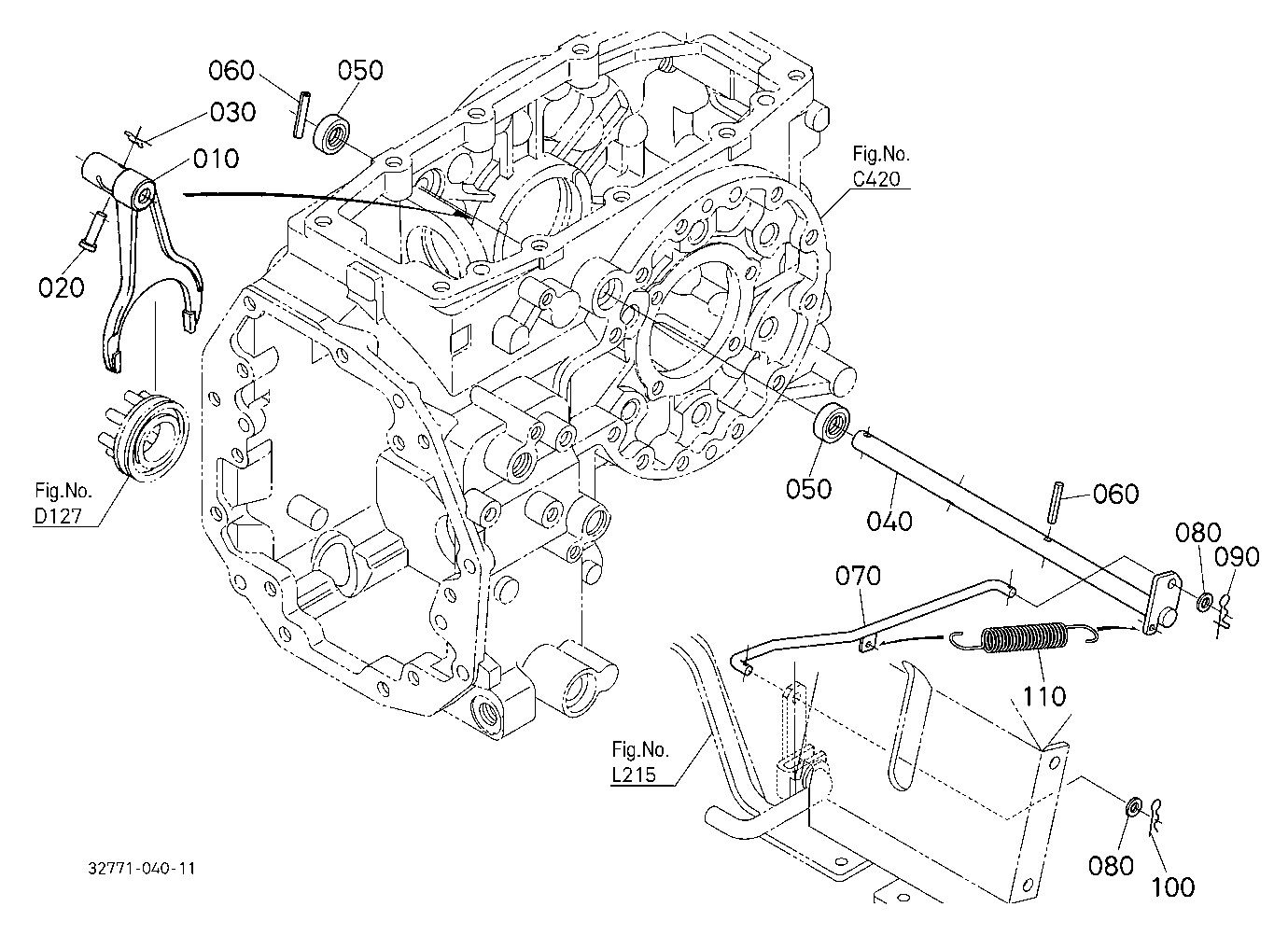 Differential Lock Shift Fork