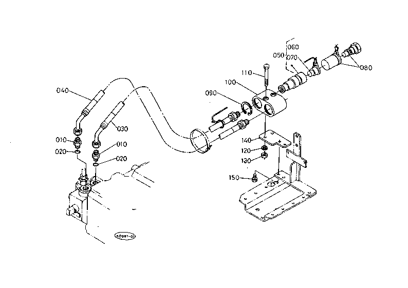Hydraulic Coupler Hose