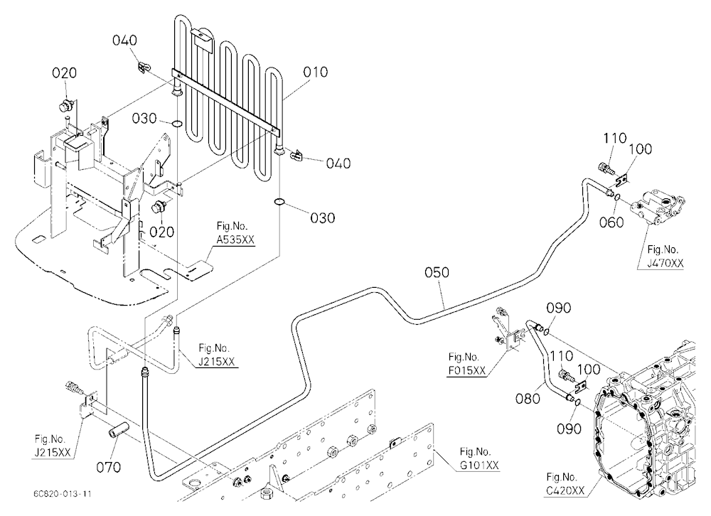 Hydraulic Oil Line (Oil Cooler)