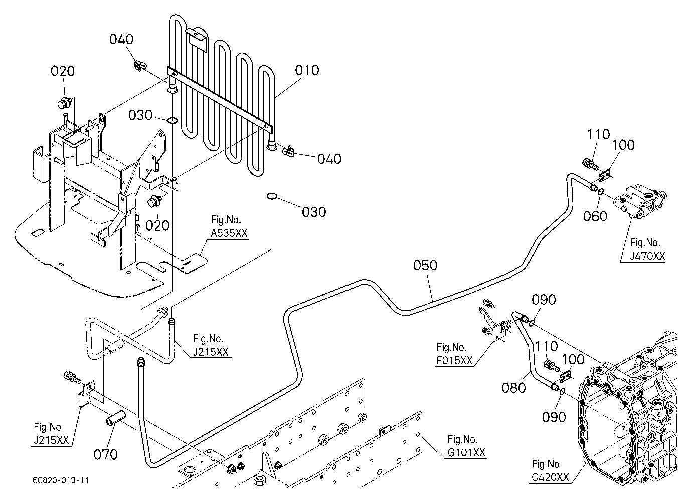 Hydraulic Oil Line (Oil Cooler)